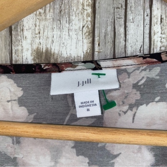 J. Jill Watercolor Black Floral Tunic - Picture 6 of 6